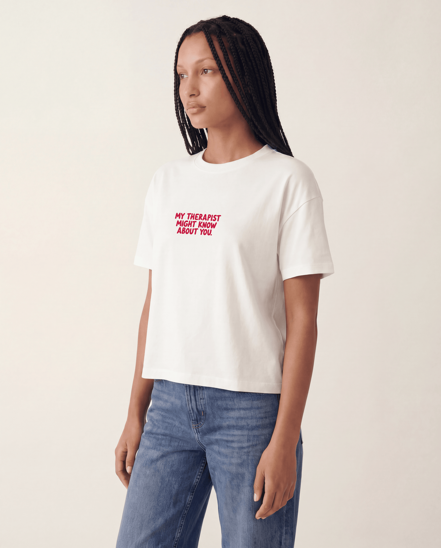 Catharsis - my therapist might know about you T-Shirt cropped