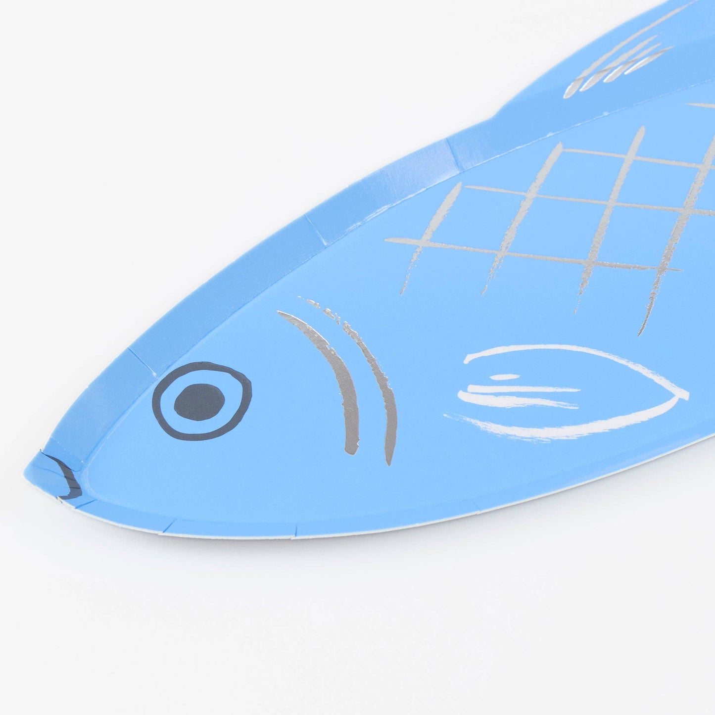 Partyteller in Fischform - Set aus 8 Fischplatten von Meri Mer