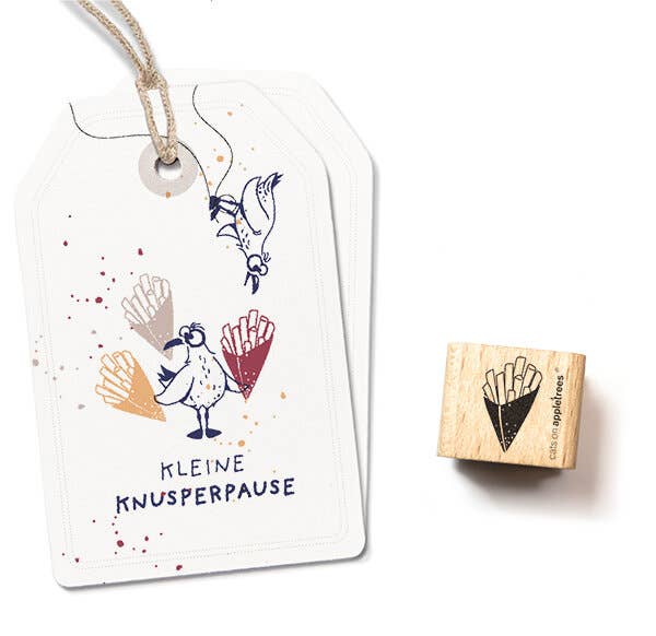 cats on appletrees - Stempel Pommestüte