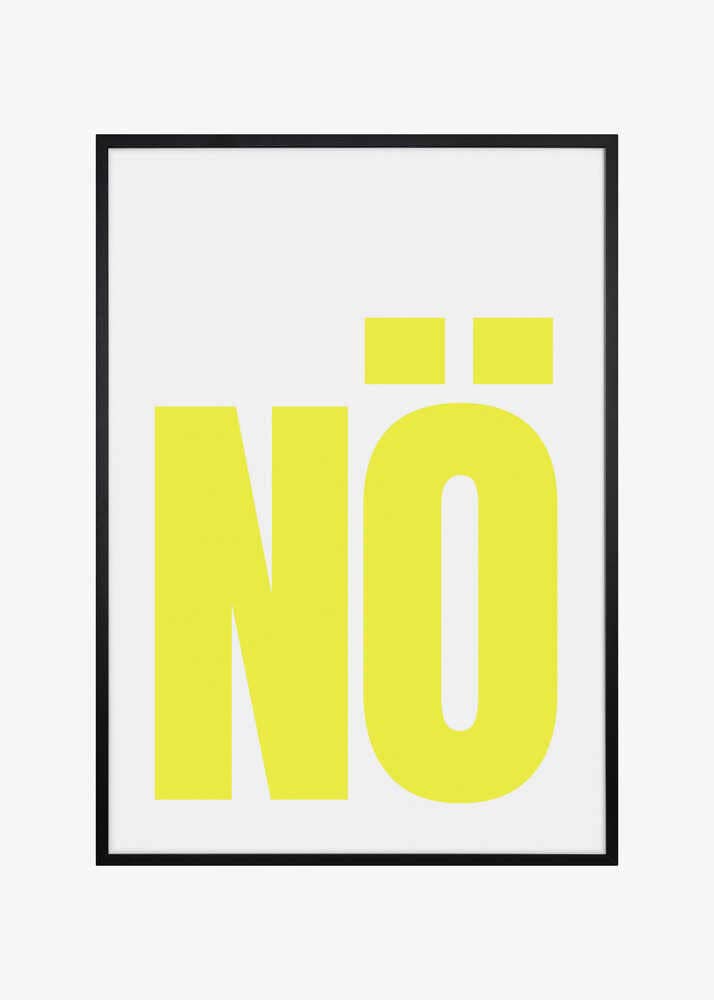 Print Nö Moderne typografische Kunstwerke - Pictufy