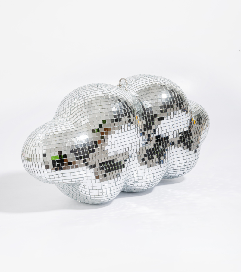 L'expressionist - Facettierte, hängende Disco-Wolke – 30 cm 🪩