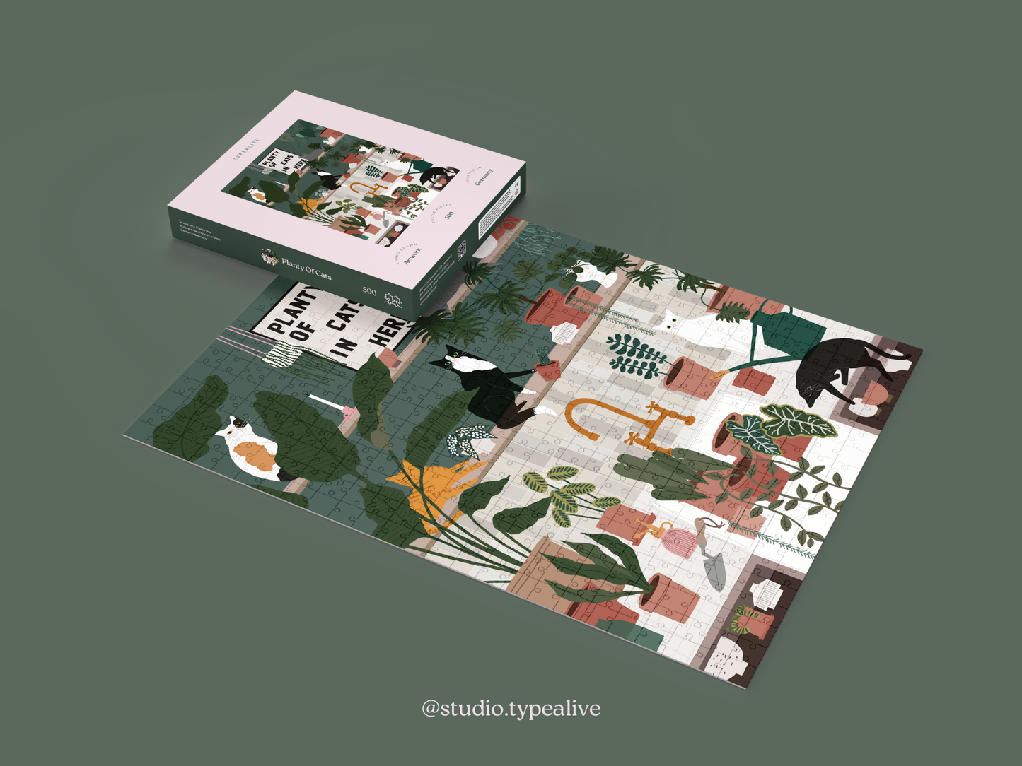 typealive - Puzzle / Planty Of Cats