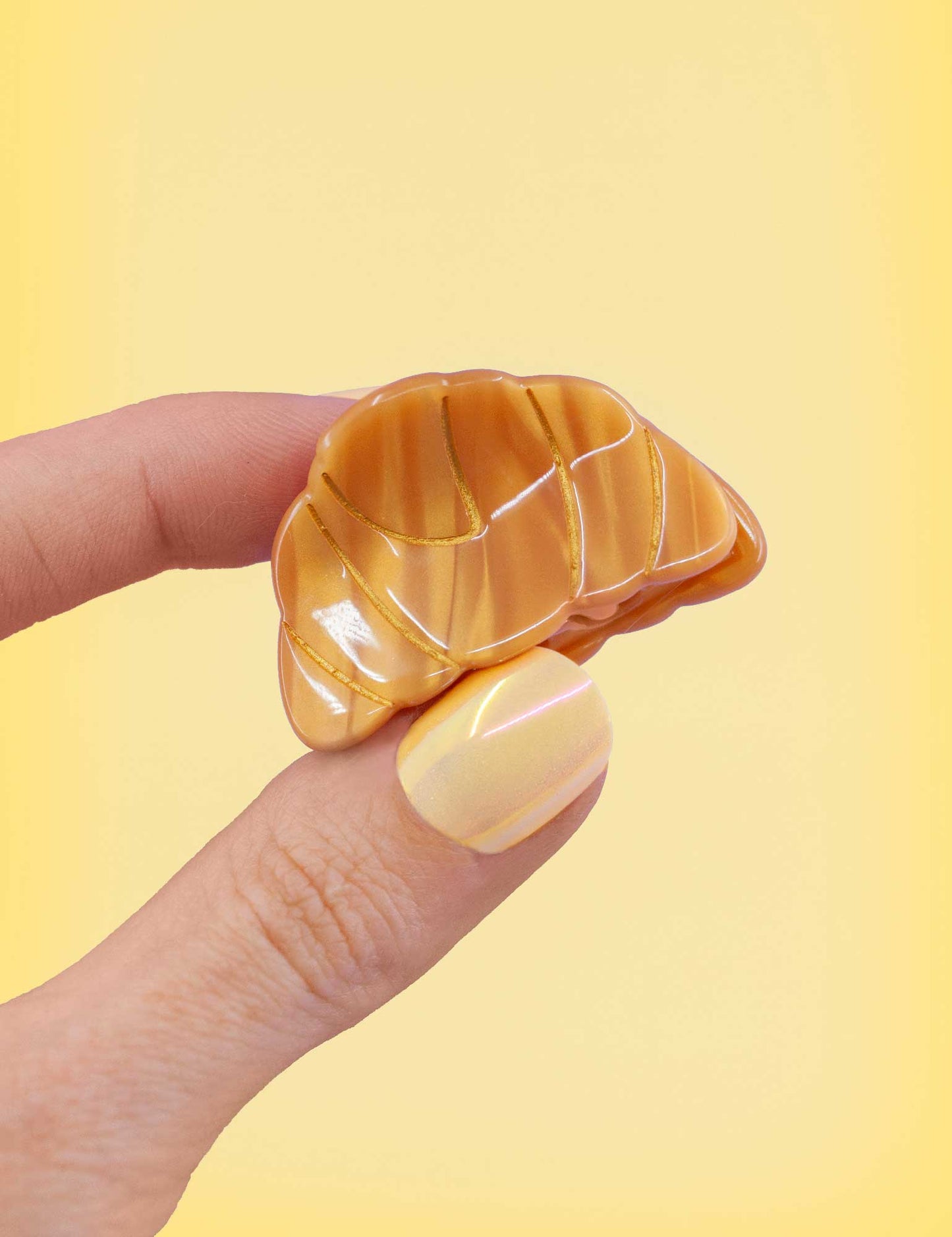 Mini Croissant Hairclip - Joanna Behar