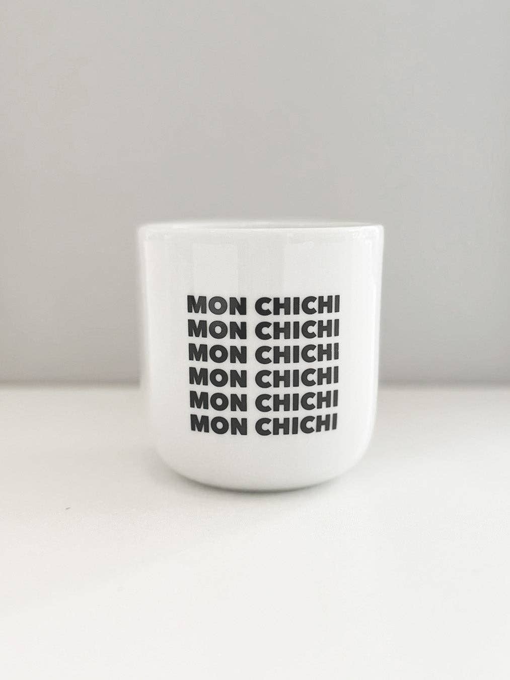 Porzellanbecher Mon Chichi -Love is the new black