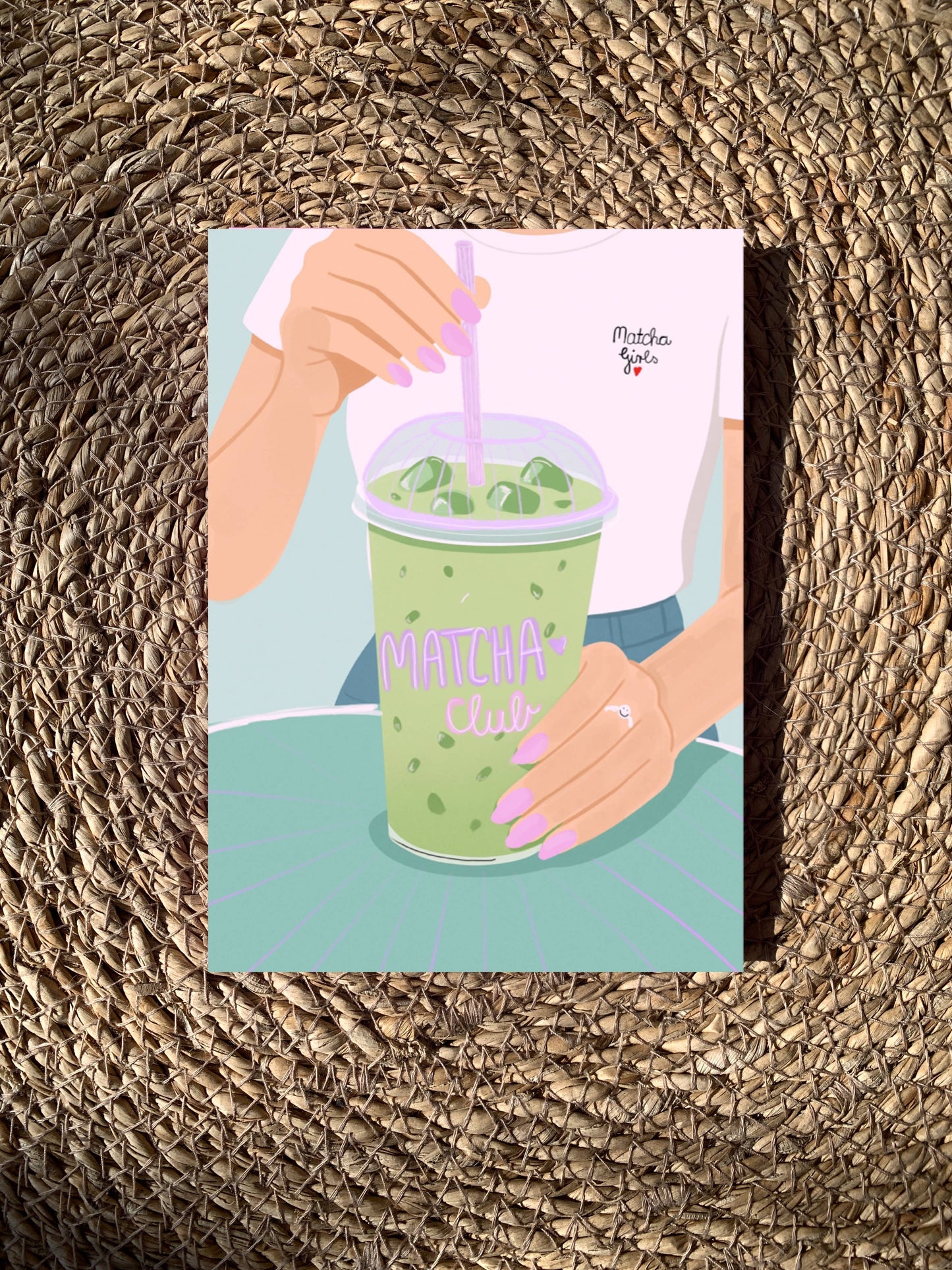  Postkarte Matcha Club - Ute Arnold