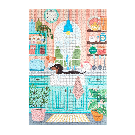 Puzzle Hund Schaumbad 1000 Teile - Balvi