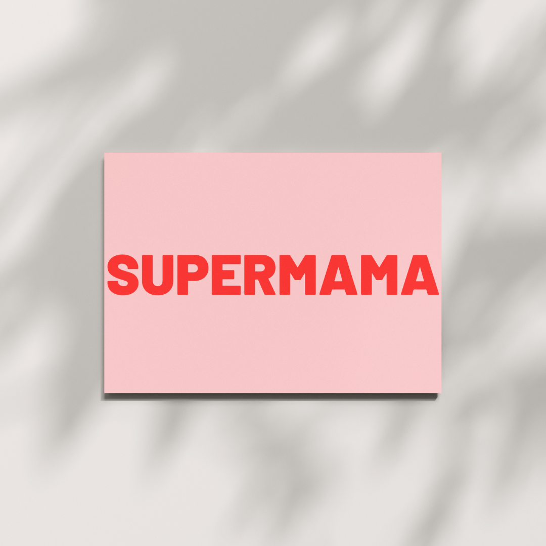 Postkarte - SUPERMAMA Herr&Frau Hempel