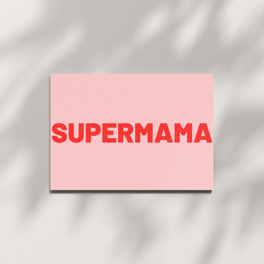 Postkarte - SUPERMAMA Herr&Frau Hempel