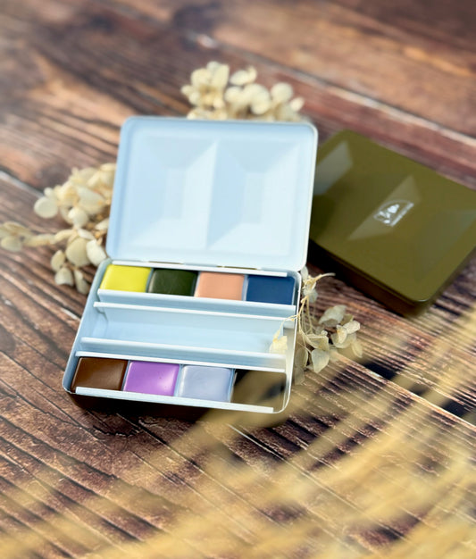 Frau von Bommel meets typopoetry - Cottage Edition Aquarellfarben