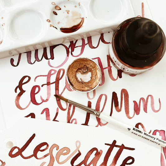 Workshop Watercolor Lettering 10.10.2025
