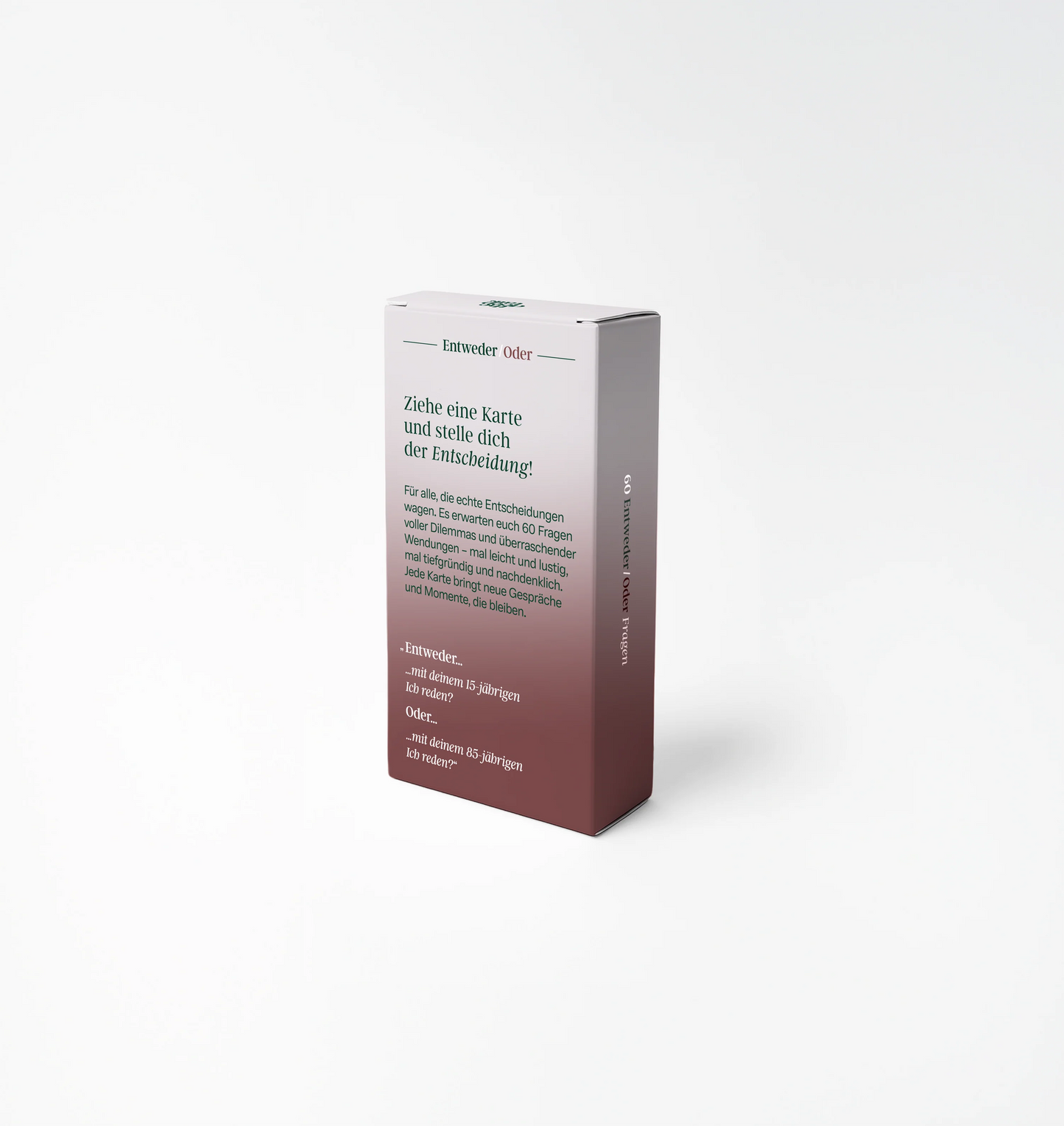 the deep talk - Entweder/Oder